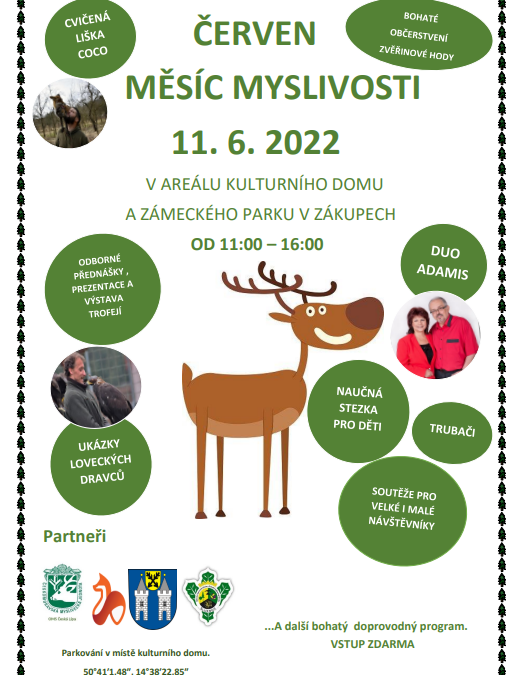 Červen měsíc myslivosti v Zákupech