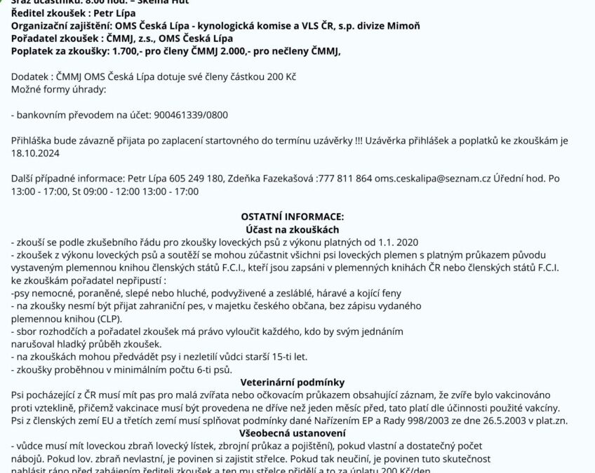 Předběžné barvářské zkoušky